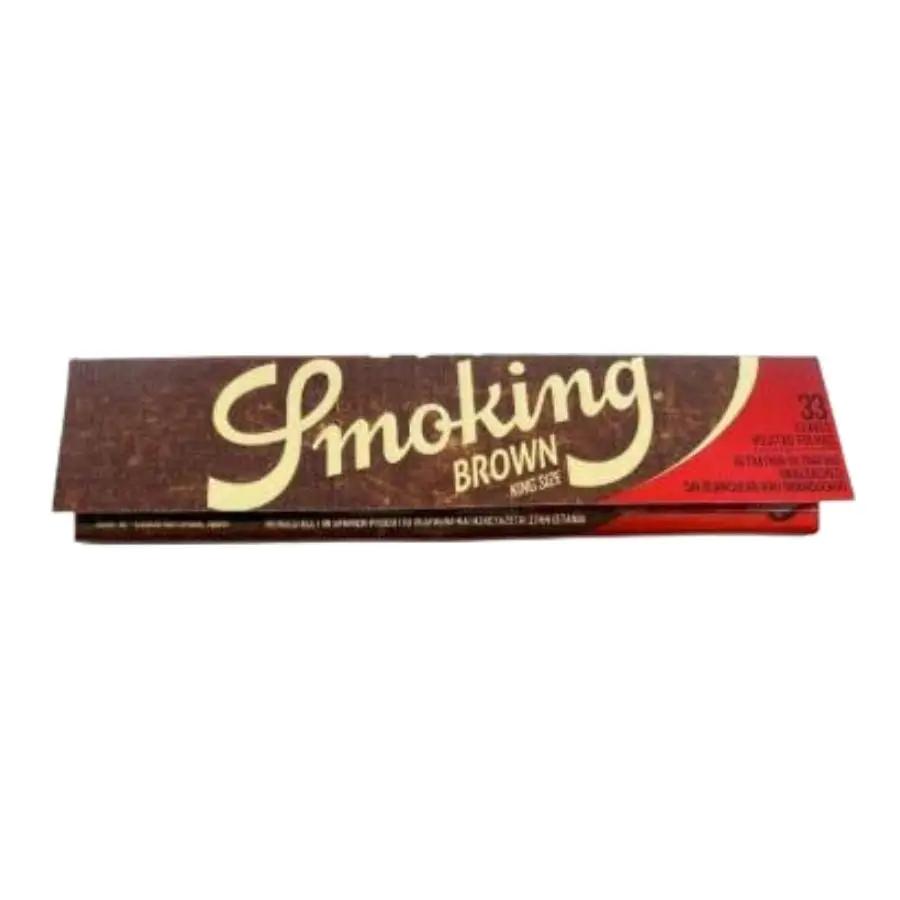 Paquet Smoking Brown King Size Slim, 33 feuilles à rouler