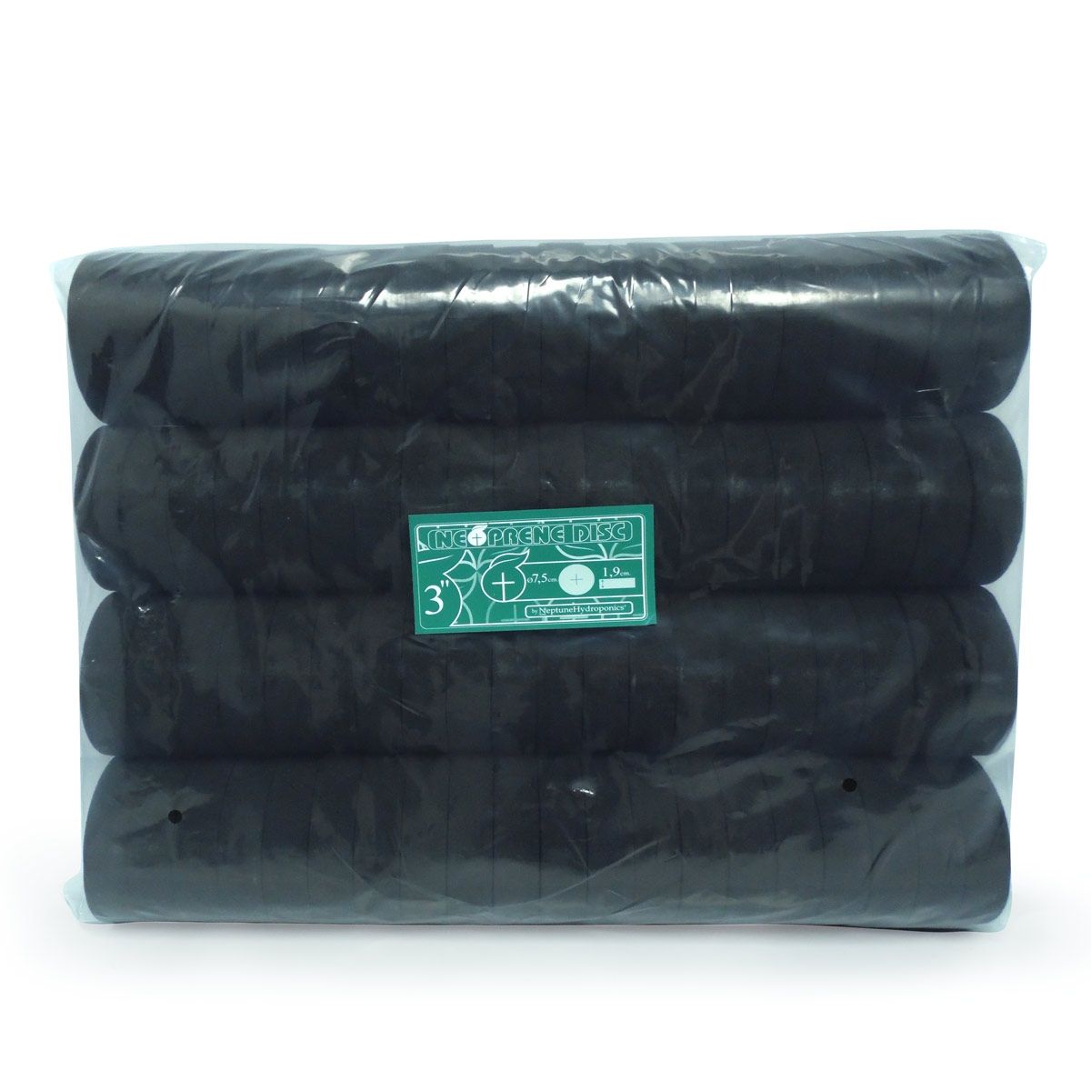 Neptune Hydroponics - Pack de 80 discos de neopreno - 7.5cm