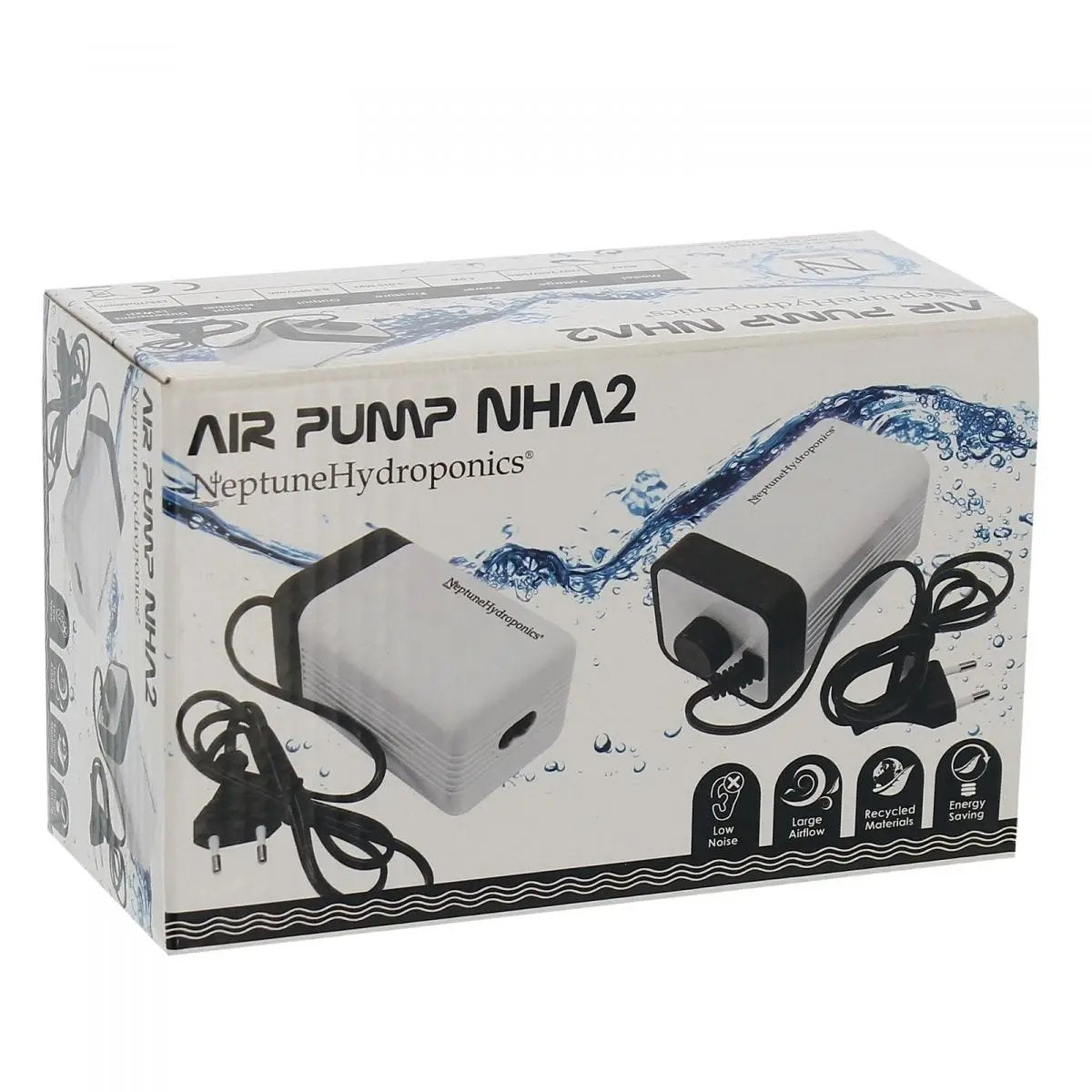 Neptune Hydroponics - Pompe à air 2 sorties | 2x1.5L/min