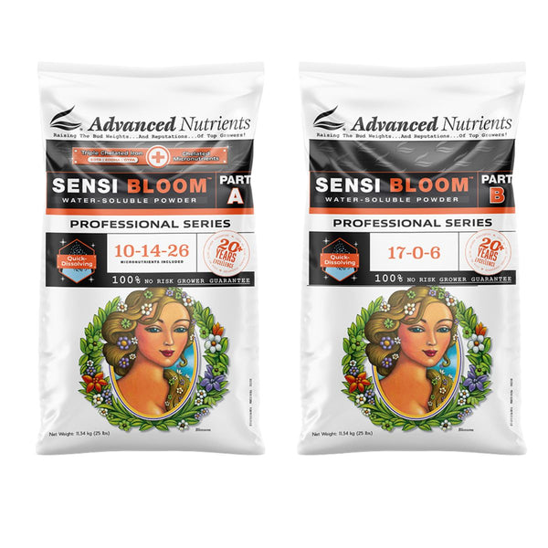Engrais professionnel Advanced Nutrients Sensi Bloom Water Soluble Powder A&B 10kg