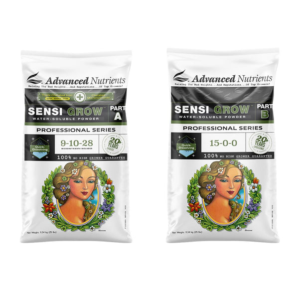 Engrais de croissance professionnel Advanced Nutrients Sensi Grow Water Soluble Powder A&B 10kg