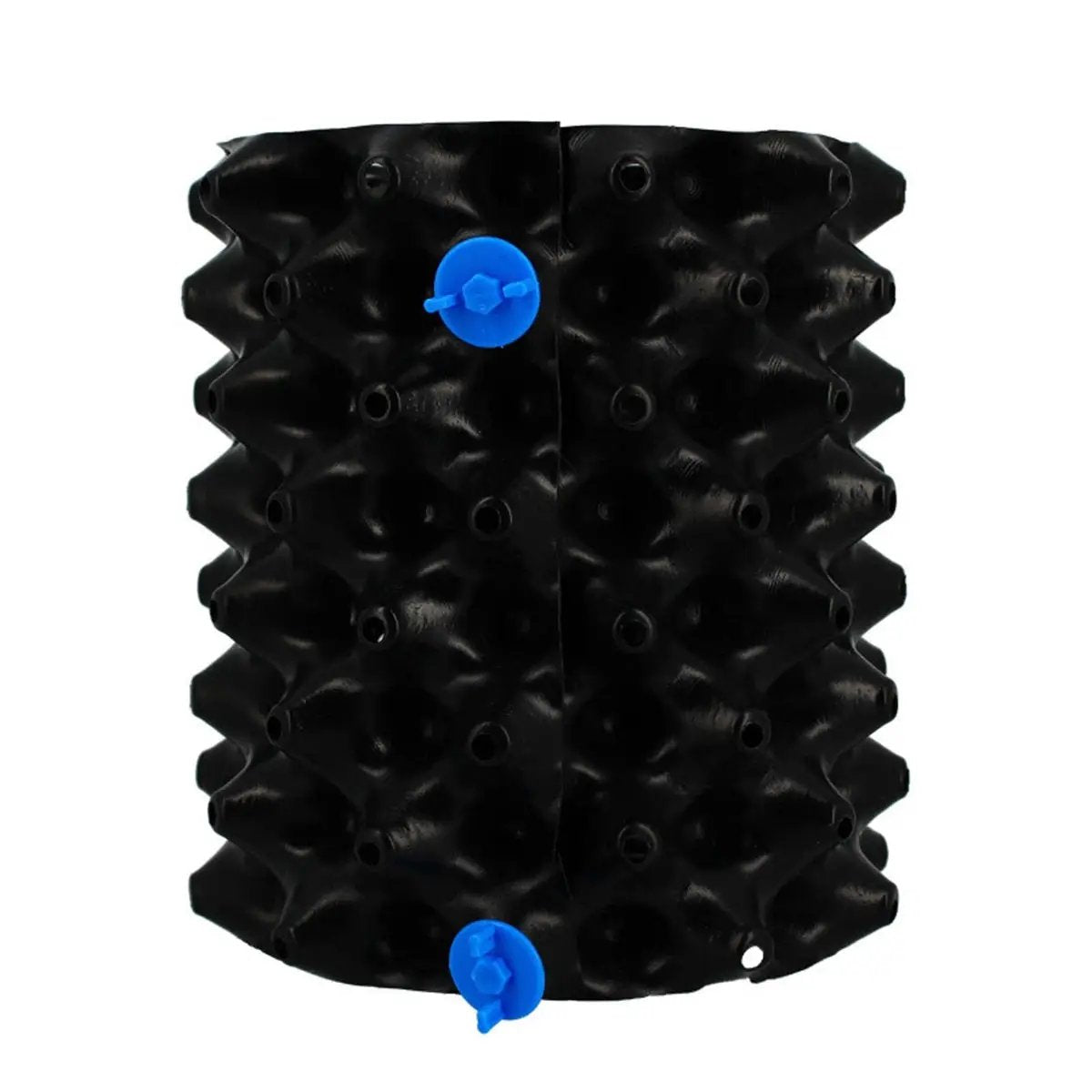 Pot perforé Air Grow de 3 litres avec 2 vis bleues, conçu pour optimiser la croissance des plantes en intérieur ou extérieur.