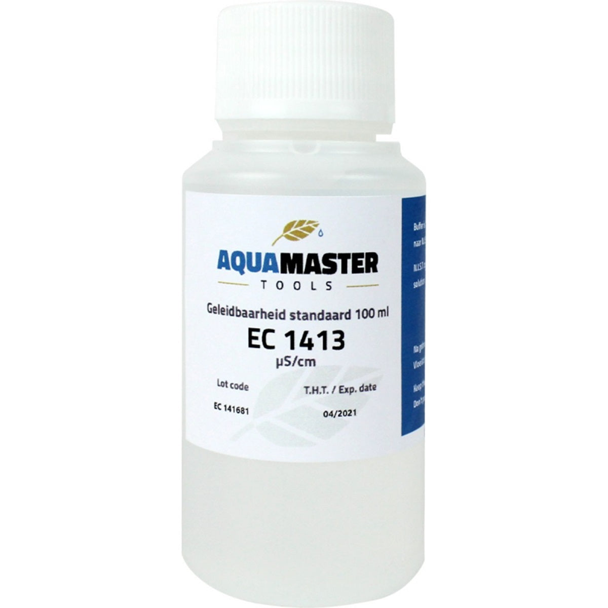 Solution de calibrage Aqua Master EC 1413 - 100ml pour testeurs EC, idéale pour étalonner les outils de mesure de conductivité électrique avec précision.