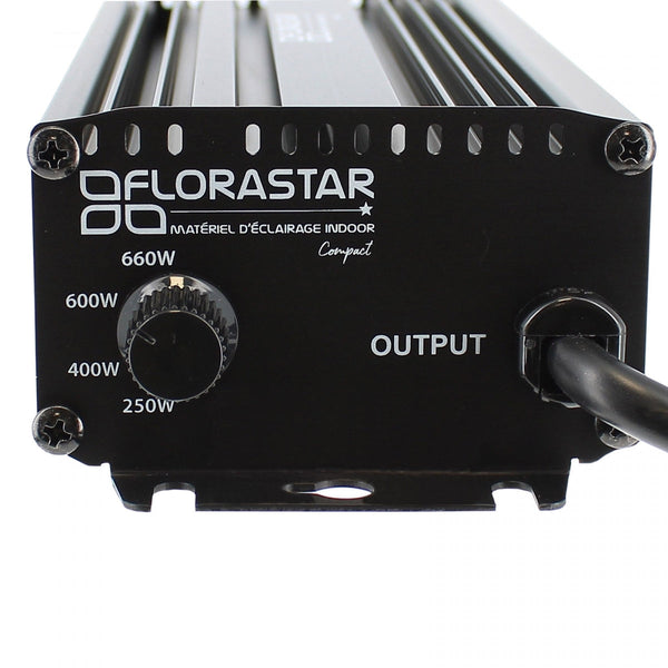 Ballast électronique Florastar 600W avec réglage dimmable
