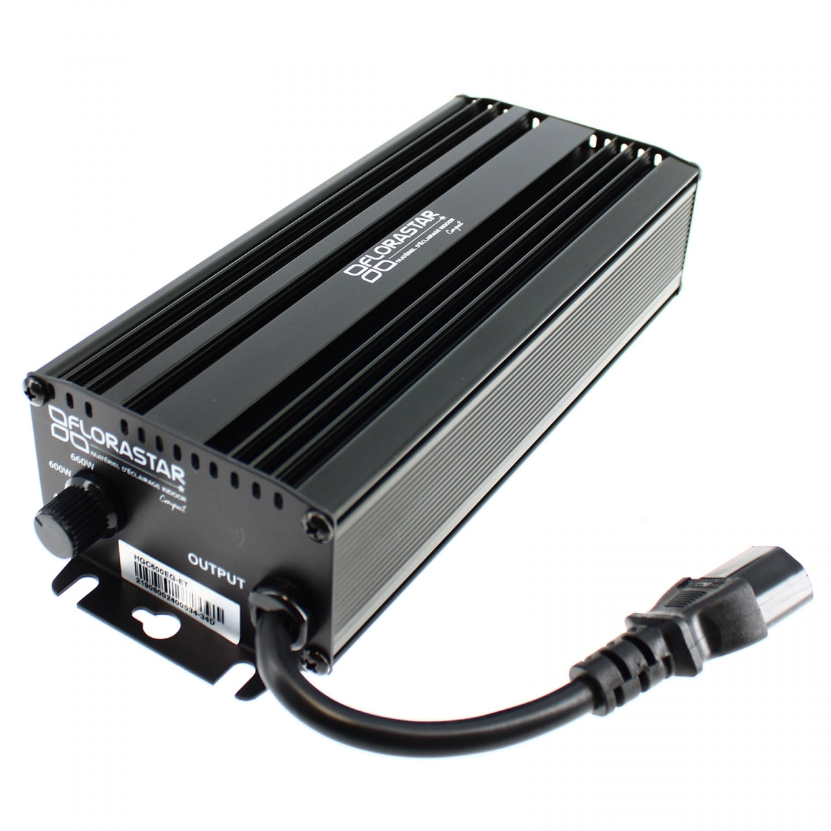 Ballast Florastar 600W avec connecteur d'alimentation