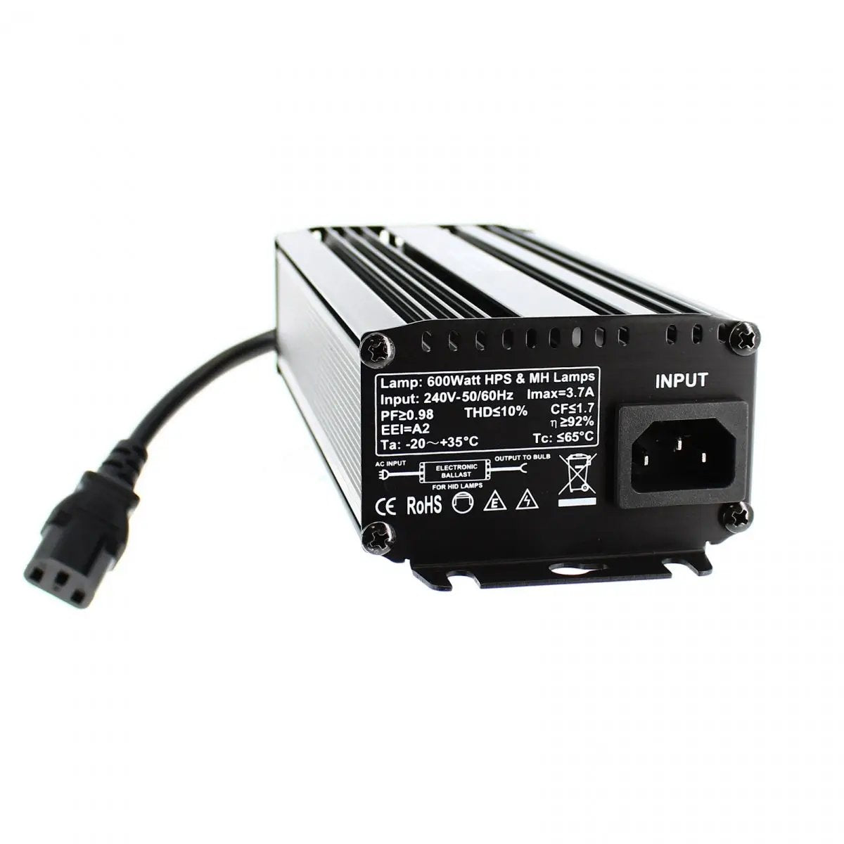 Ballast compact Florastar 600W pour lampes HPS et MH