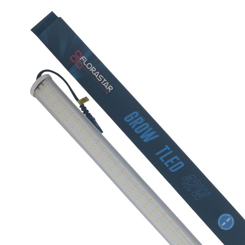 Lampe de culture LED Tled Florastar 42W 104 cm avec emballage, lumière blanche 6500K idéale pour croissance de semis et boutures en intérieur.