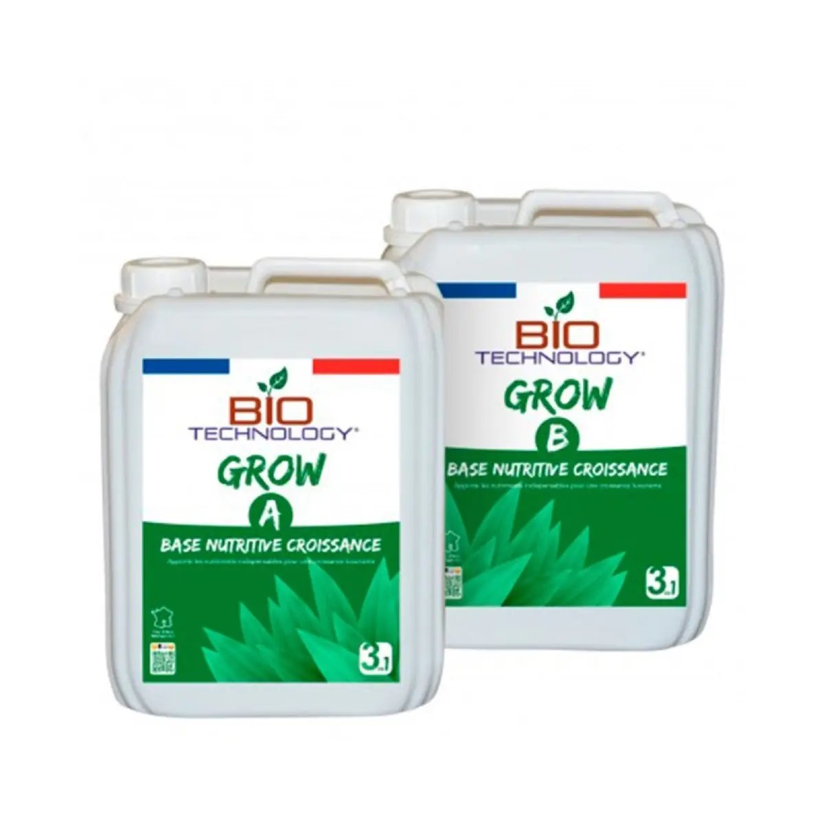 Engrais de croissance Bio Technology Grow A&B 5 litres