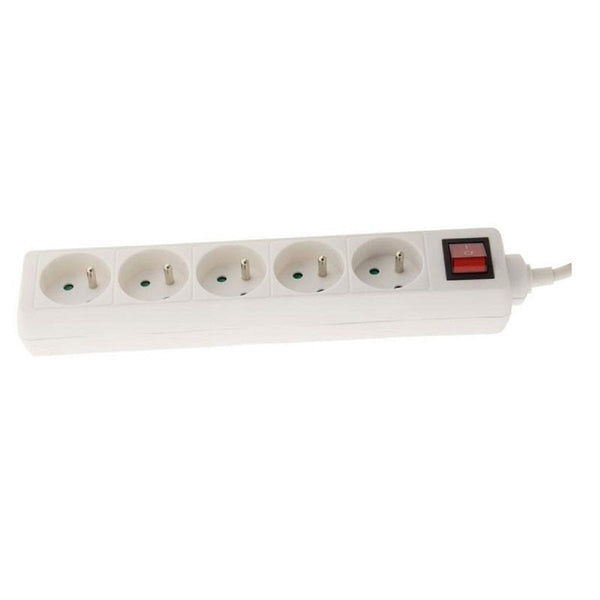 Bloc multiprise Zenitech 5 prises 16A avec interrupteur