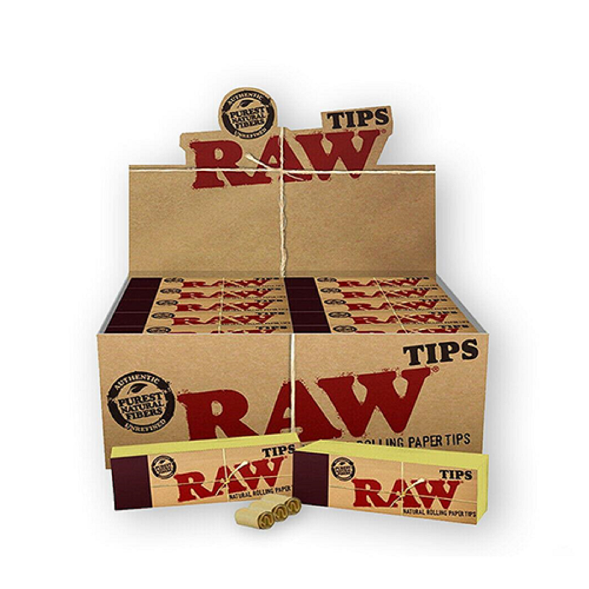 Boite de 50 carnets de filtres en carton RAW