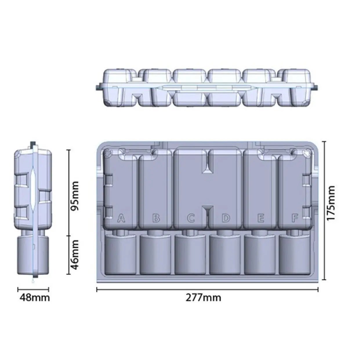 Dimensions de la boite de transport pour boutures