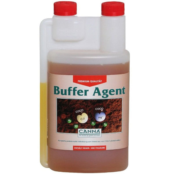 Bouteille de 1 litre de CANNA Buffer Agent, solution de pré-trempage pour substrat COGr.