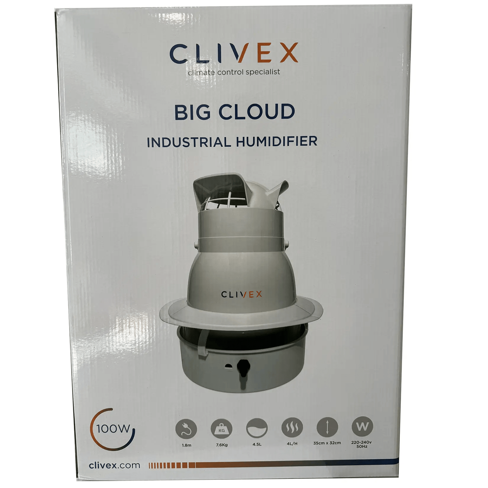 Humidificateur industriel Clivex Big Cloud - Humidificateur industriel 4L/H