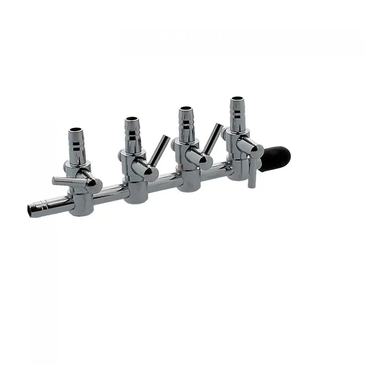 répartiteur d'air Diviseur d'air en acier - 4 sorties avec levier