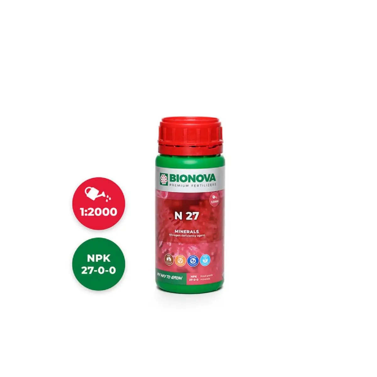 Additif à l'azote Bionova N 27 250ml