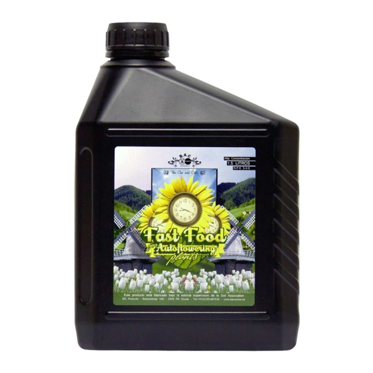 L'engrais spécial pour plantes autofloraison BAC Fast Food en bouteille de 1,5 litre