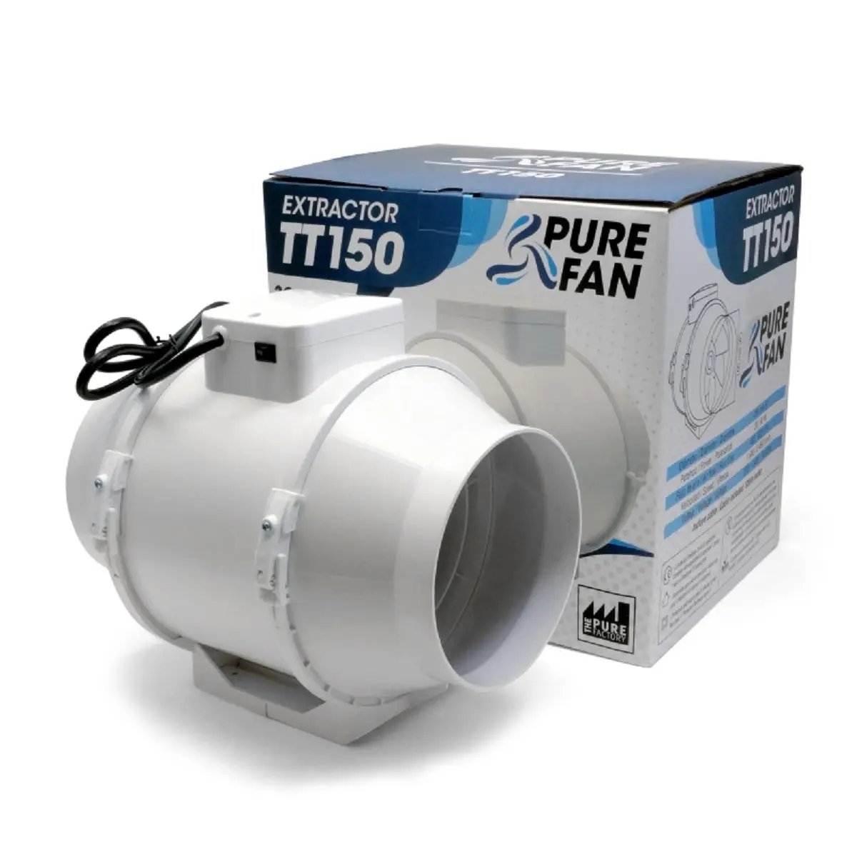 Le ventilateur de conduit Pure Factory Pure Fan TT 150mm, 2 vitesses