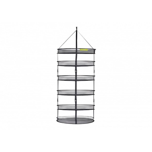 Filet de séchage pour plantes Prodry 95cm avec 6 étages suspendus, idéal pour sécher les récoltes dans un espace vertical de 170cm.