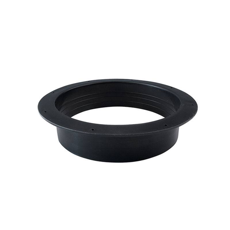 Flange en PVC pour conduit de ventilation - 160mm, idéale pour connecter des tuyaux dans les systèmes de ventilation domestiques ou industriels.