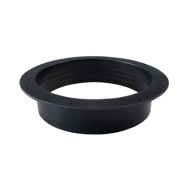 Flange en PVC pour conduit de ventilation - 250mm, idéale pour connecter des tuyaux dans les systèmes HVAC domestiques ou industriels.