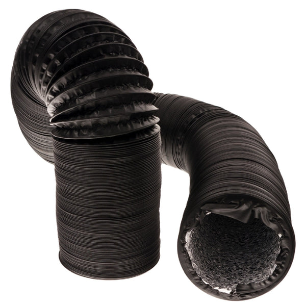 Gaine de ventilation alu-PVC 203mm, 10m, flexible et robuste