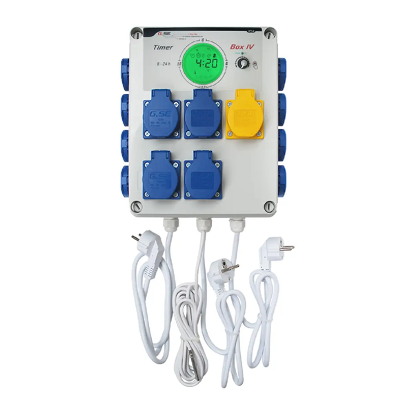 Minuterie GSE Timer Box IV 12x600w avec prise chauffage
