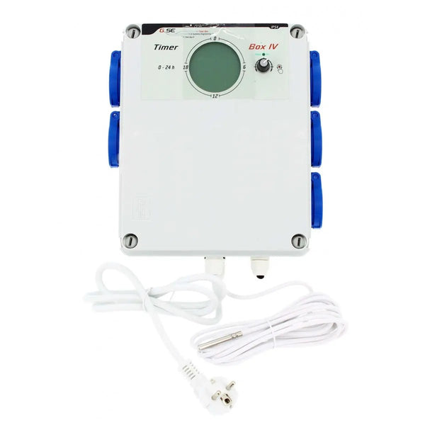 Minuterie GSE Timer Box IV 4x600w avec prise chauffage