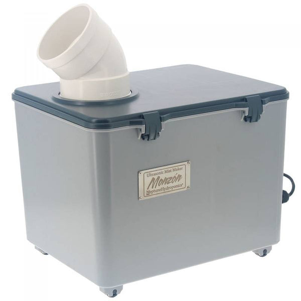 Humidificateur d'air ultrason Neptune Hydroponics Monzon 5,5L/h avec sortie vapeur inclinée, idéal pour culture indoor chez SauceGrowing.