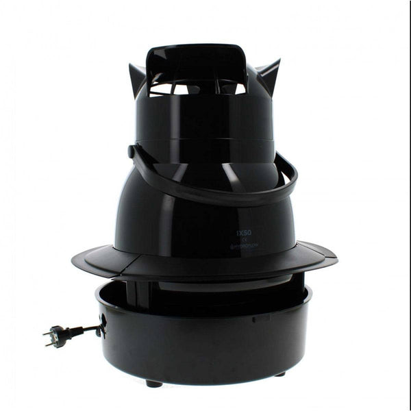 Humidificateur d'air pour culture indoor AGF-100 5,3l/h noir, avec réservoir ouvert et prise électrique, idéal pour serres et croissance des plantes.