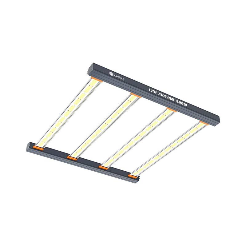 Lampe LED AGROLIGHT ECO EDITION 320W avec barres lumineuses puissantes pour croissance et floraison en culture indoor.