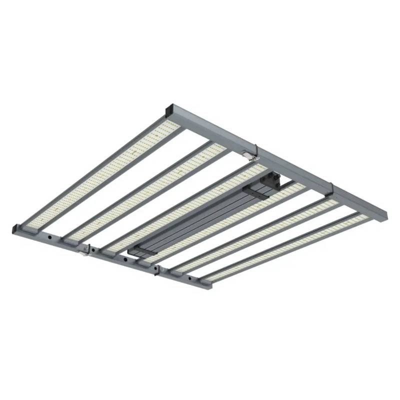 Lampe de culture LED Pure LED Pro 720 Watt avec spectre complet, idéale pour serres de 120x120 à 150x150 cm, structure pliable en aluminium.
