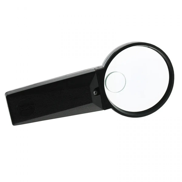 Loupe lumineuse avec poignée noire