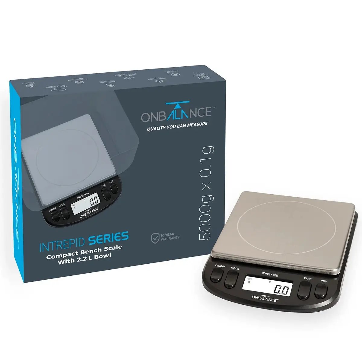 Emballage de la balance On Balance Intrepid 5000g x 0,1g