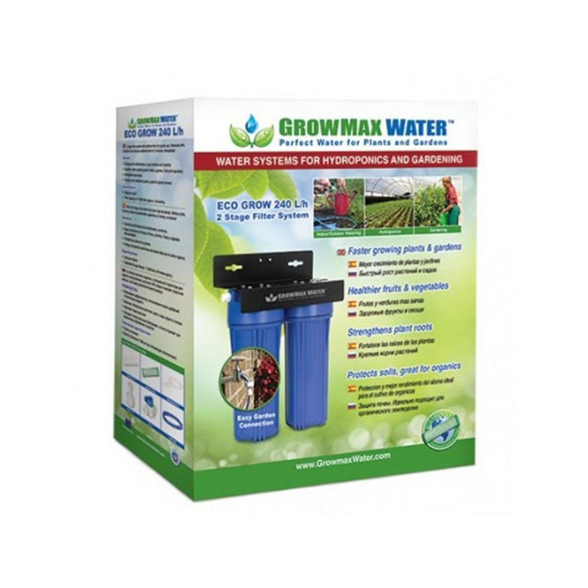 Emballage de l'osmoseur GrowMax Water Eco Grow 240l/h