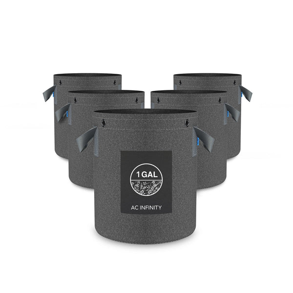 Des pots en géotextile AC Infinity de 3,7 litres