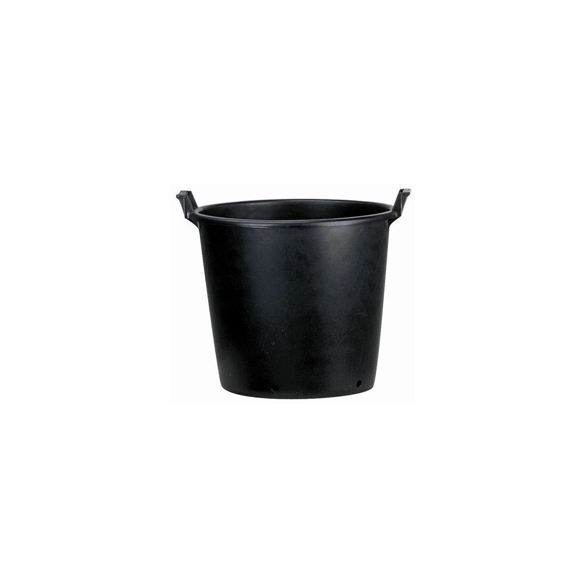 pot Pot Rond Noir de 50 Litres – 41x50 cm, avec poignées