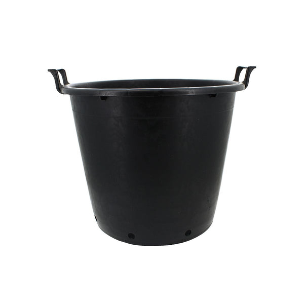 pot Pot Rond Noir de 70 Litres – Avec poignées