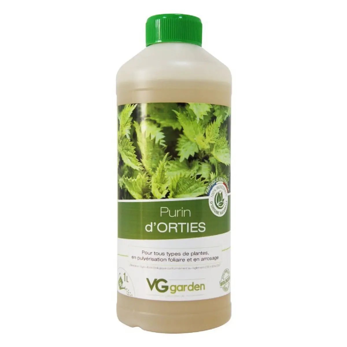 Purin d'orties bio VG Garden en bouteille de 1 litre