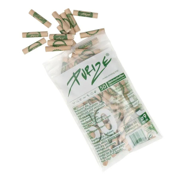Filtres Purize Regular Organic 9mm en sachet de 50 pièces