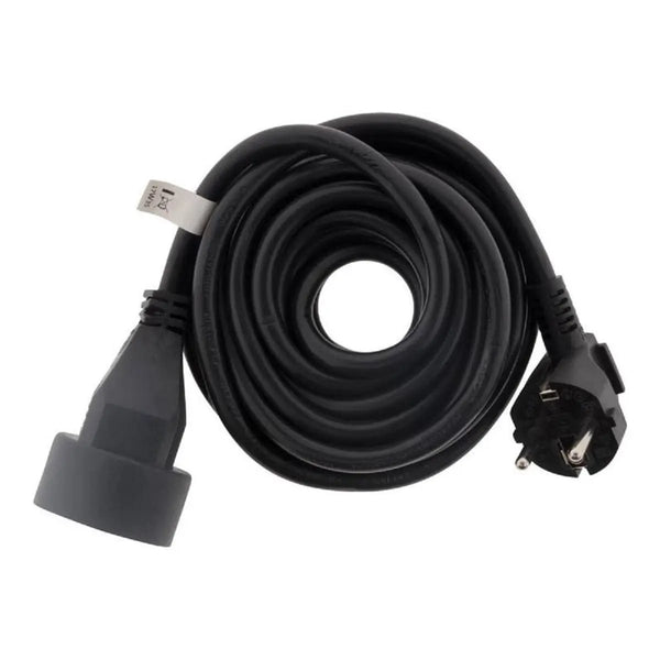 Rallonge électrique noire 5m HO5VVF 3G 1.5mm