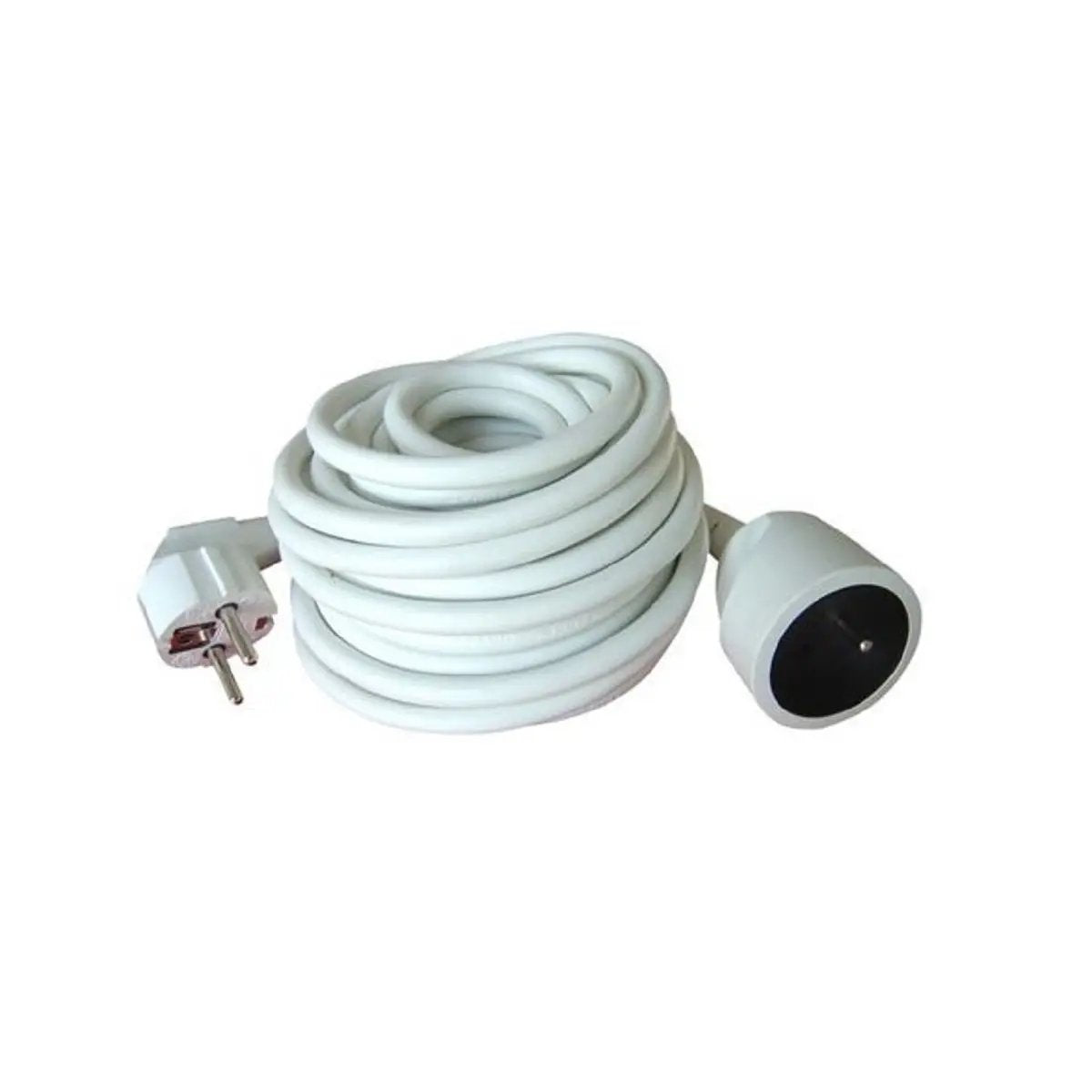 Rallonge électrique blanche 5m HO5VVF 3G 1.5mm
