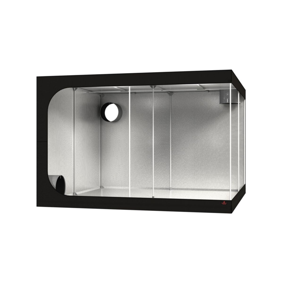 Tente de culture Secret Jardin Hydro Shoot 300x300x200cm avec revêtement intérieur réfléchissant, idéale pour la culture en intérieur de fruits et légumes.