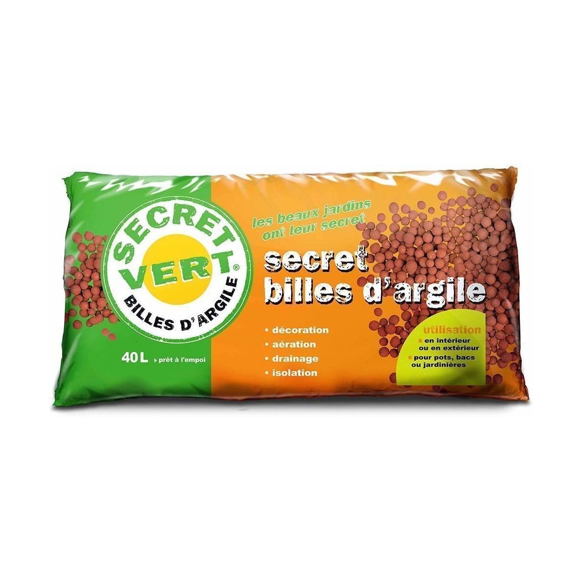 Bille d'argile Secret Vert - Billes d'argile 8/16 - 40 Litres