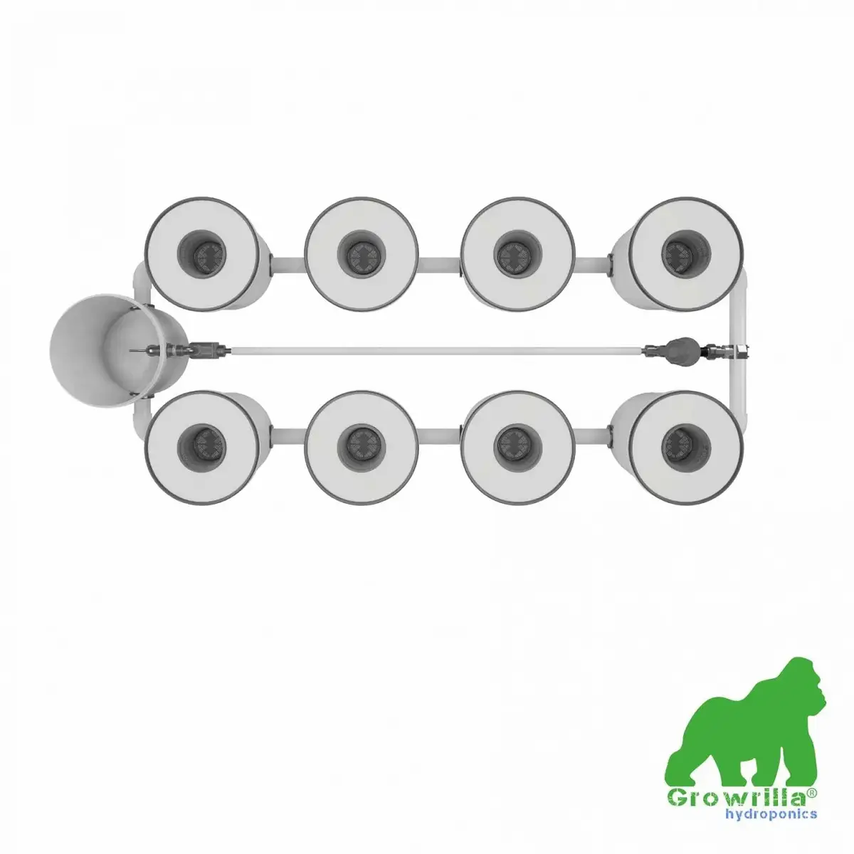 Le systĂšme de culture hydroponique Growrilla RDWC 8 Pro