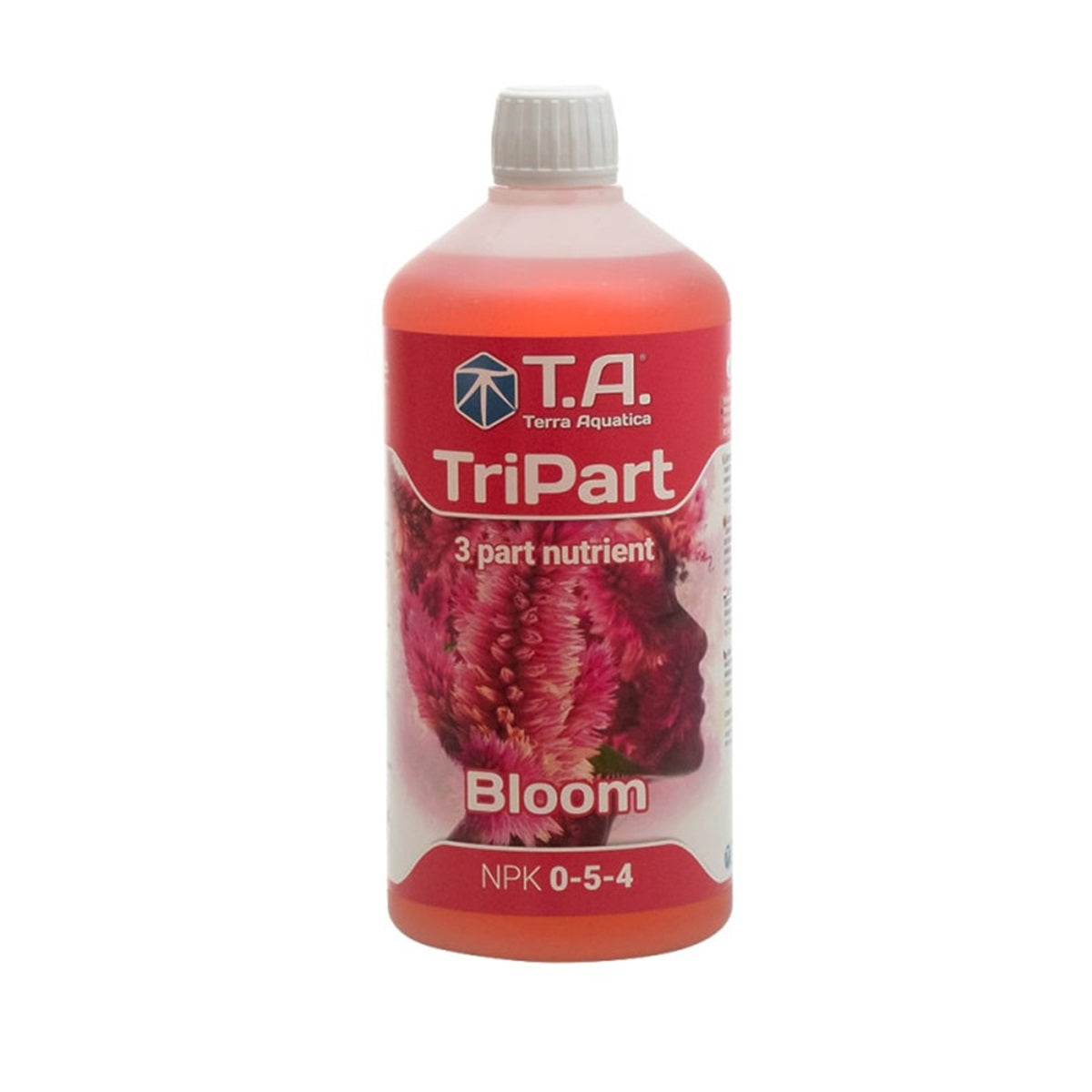 L'engrais de floraison Tripart Bloom de Terra Aquatica en bouteille de 1 litre