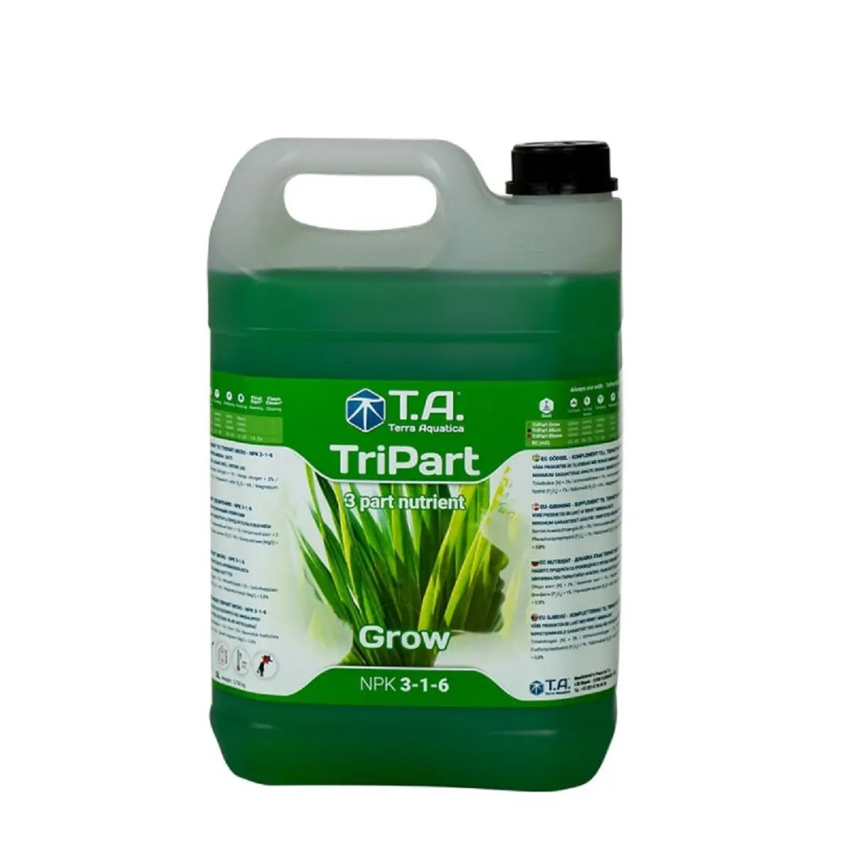 Engrais de croissance Terra Aquatica Tripart Grow 5 litres