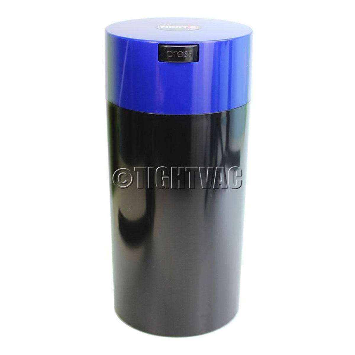 Boite sous-vide pour curing TIGHTVAC bleu de 2.35l avec couvercle hermétique, idéale pour le stockage longue durée des fleurs et récoltes.