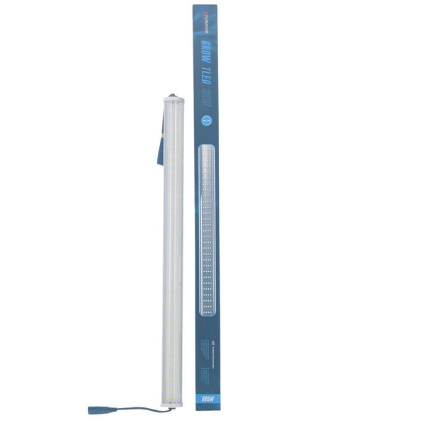 Lampe de culture LED Florastar TLED 26W 6500K avec emballage, idéale pour la croissance indoor des semis et boutures. Longueur 55 cm, lumière blanche.