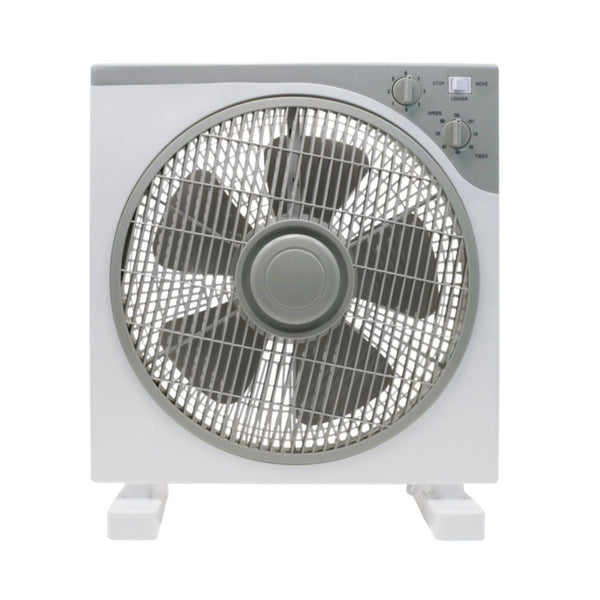Ventilateur The Pure Factory Box Fan Typhon 40W, modèle plat avec grille rotative et réglages de vitesse, idéal pour la ventilation des box de culture indoor.