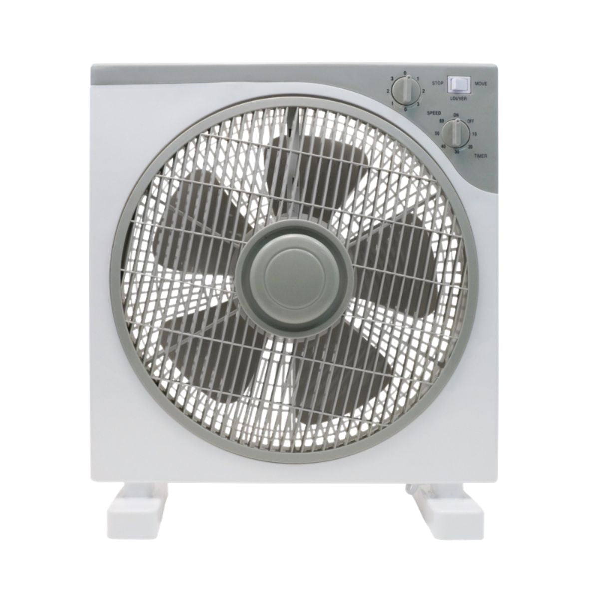 Ventilateur The Pure Factory Box Fan Typhon 40W, modèle plat avec grille rotative et réglages de vitesse, idéal pour la ventilation des box de culture indoor.